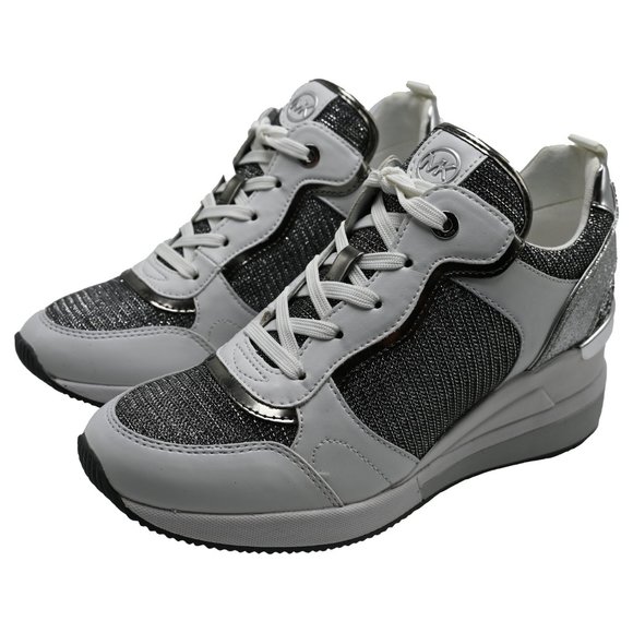 Michael Kors CRISTA Glitter Chain Mesh Sneaker - Picture 1 of 6